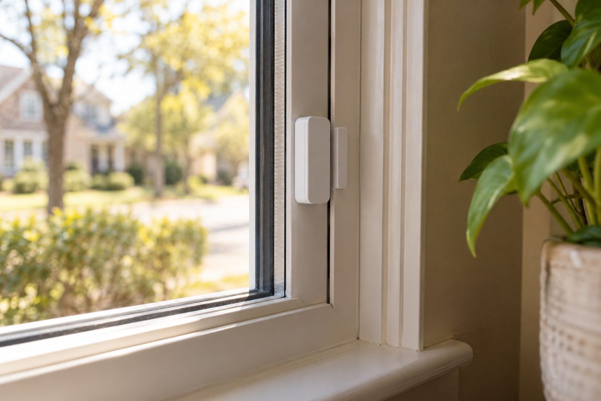 Generic window contact sensor on a residential window